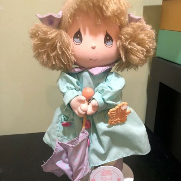 2 Vintage 1988 Precious Moments Dolls of The Month Applause OCT. Samuel Butcher - Picture 3 of 7